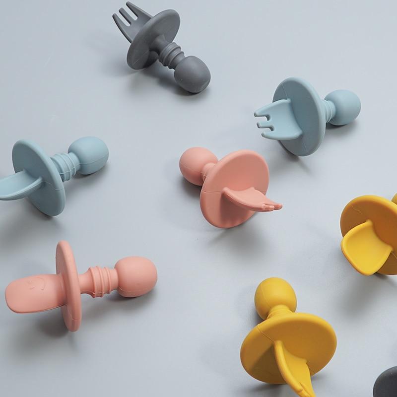 Cuillère et fourchette pour bébé | CuttieSpoon™