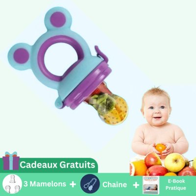 Grignoteuse bebe_ GrignoSaveurs™ :  Alternative sûre et pratique